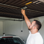 closing a carport door